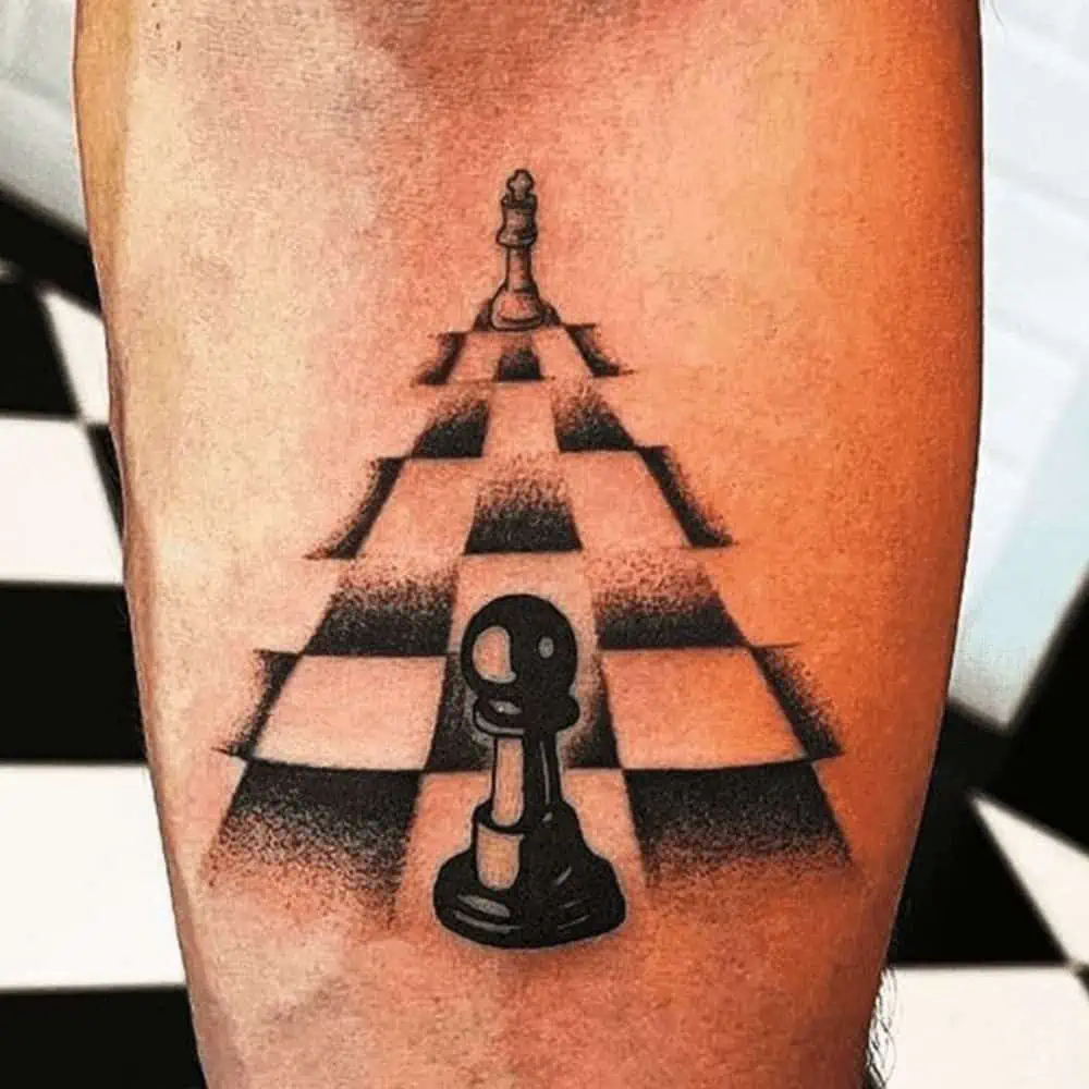 Tattoo Ideas for men—chess piece