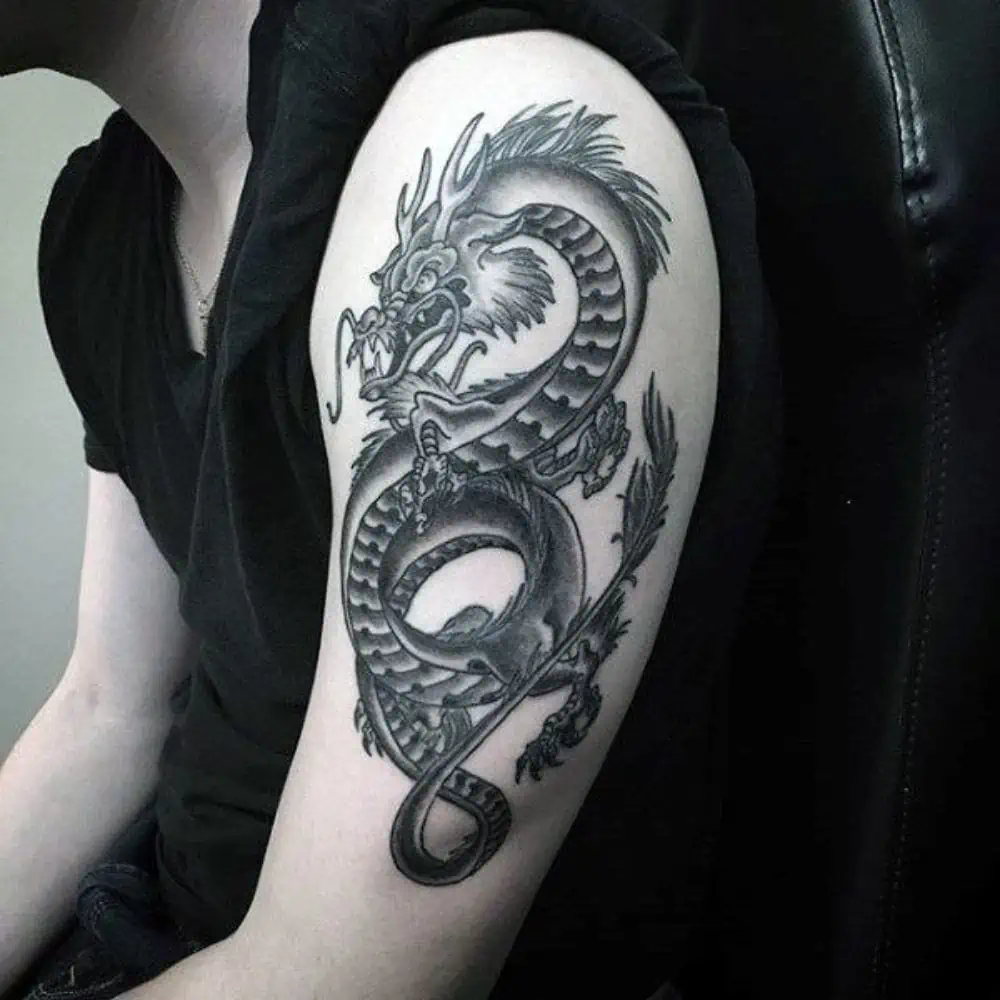 Tattoo Ideas for men—Dragon design