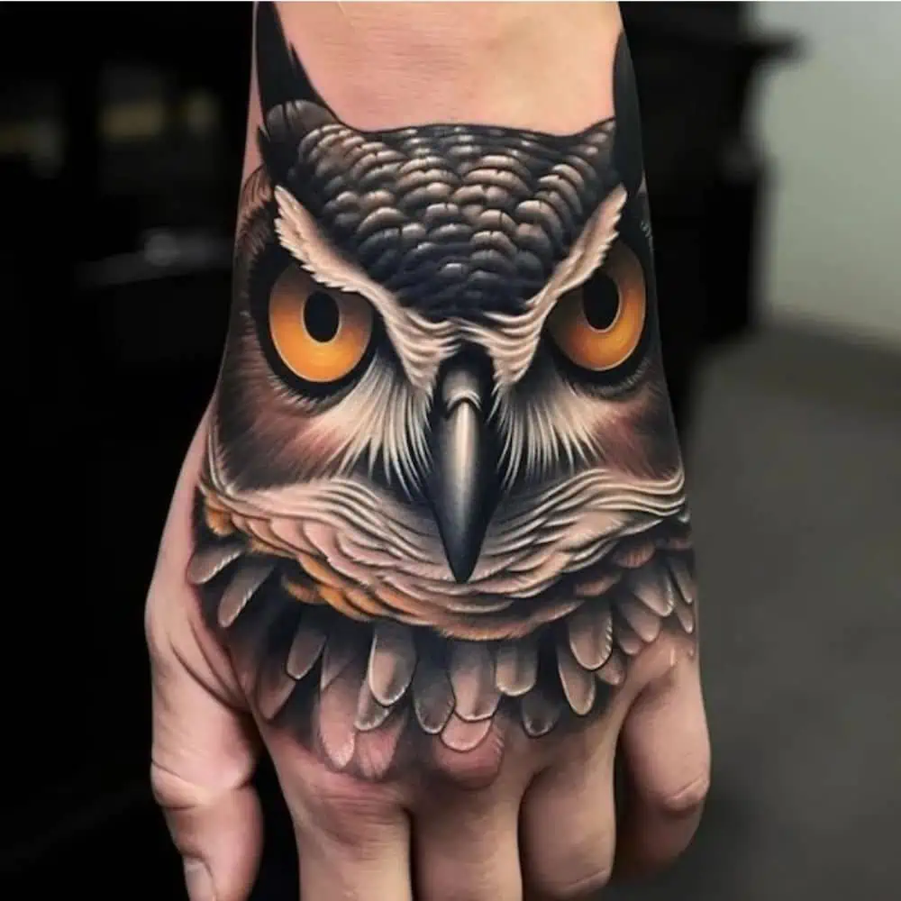 Tattoo Ideas for men —owl designs